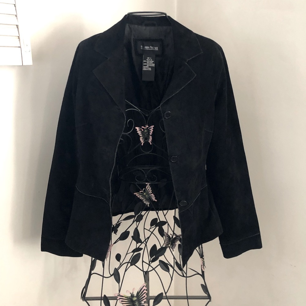 Vintage leather blazer jacket Small
